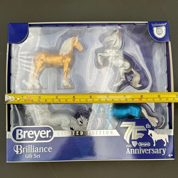 Breyer Stablemates Brilliance Gift Set 75th Anniversary Limited Edition 4 Horse - Picture 12 of 13
